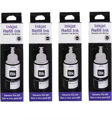TEQUO L210 For 664 Ink Black Pack of 4 Cartridge for L130, L360, L380, L350, L361, L565, L210, L220, L310, L355, L365, L385, L405, L455, L130, L485, L550