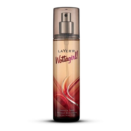 Layer'r Wottagirl Perfume Spray - Vanilla Twist, 135 ml