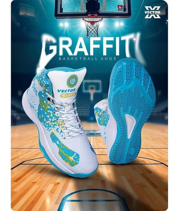 Vector X Blue Basketball Shoes