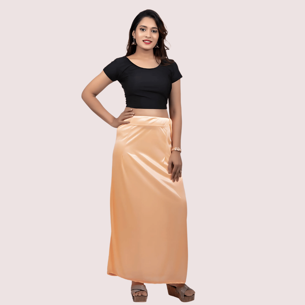 Ladies' Glossy silk Indian Petticoats - Sarees | Buy online on ZillyBuy