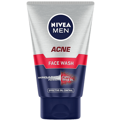 Nivea Acne Face Wash For Oily & Acne Prone Skin - With Magnolia Bark Power, 50 G
