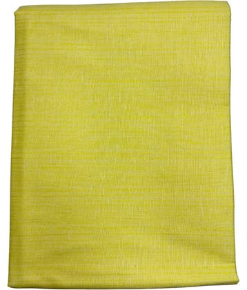 Maharaja Yellow Cotton Blend Men's Unstitched Kurta ( Pack of 1 )