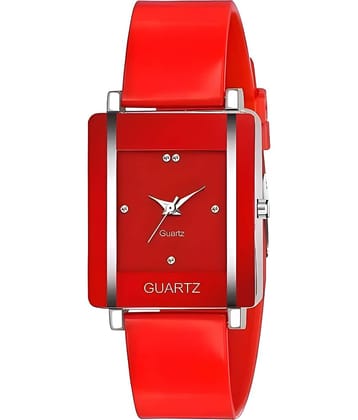 DECLASSE Red PU Analog Womens Watch