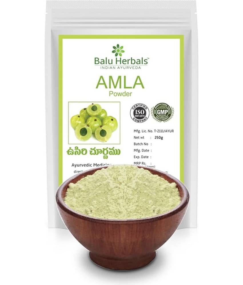 Balu Herbals Amla Powder 250 Gm Pack of 1