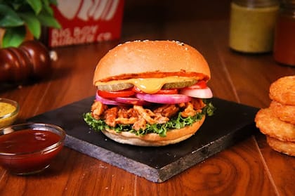 Pulled Chicken Burger