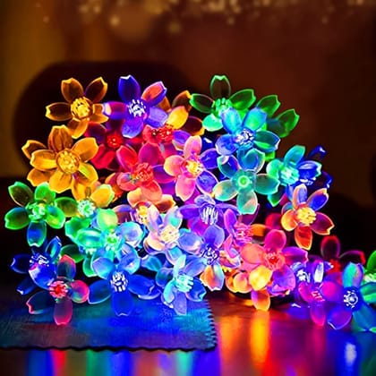 GLOWSERIE  Flower Multicolor LED String Lights – Cozy Decorative Lighting for Any Space
