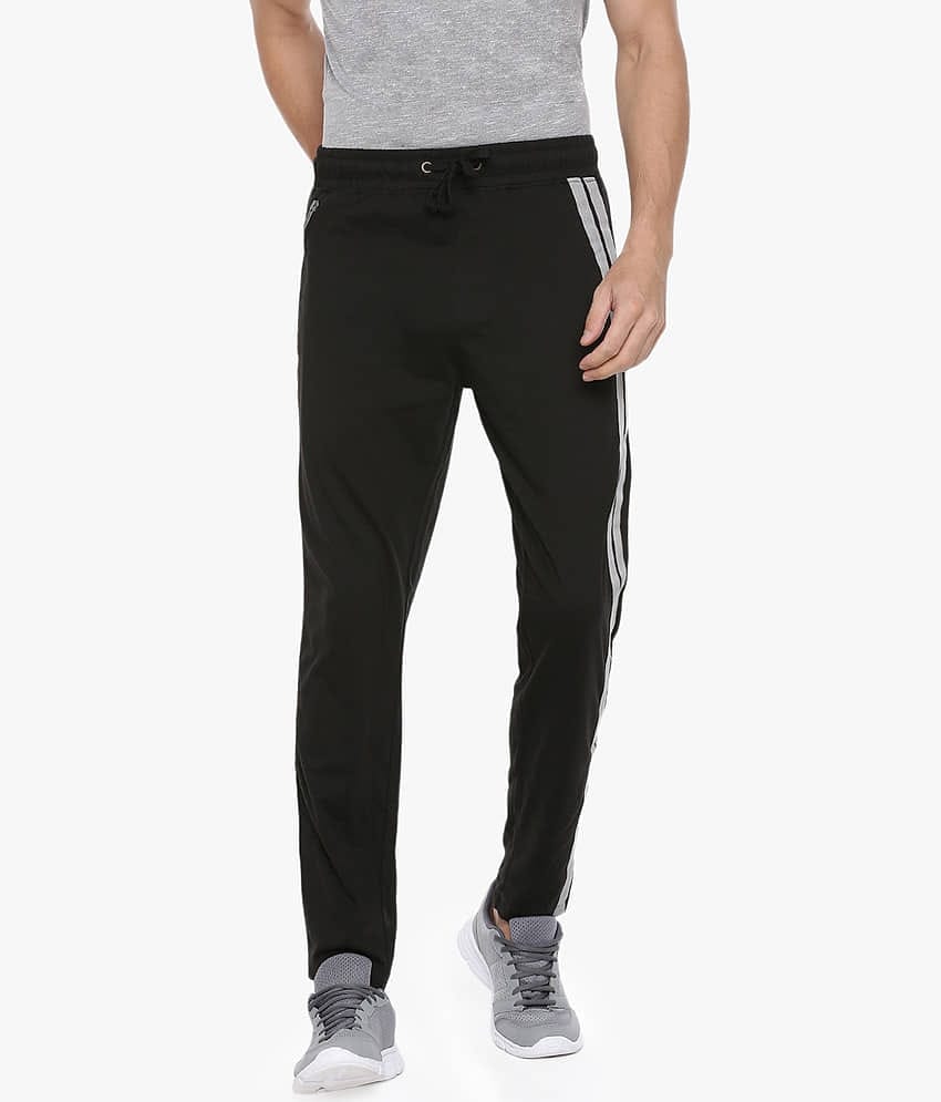 Force NXT - Black Cotton Men's Trackpants ( Pack of 1 )