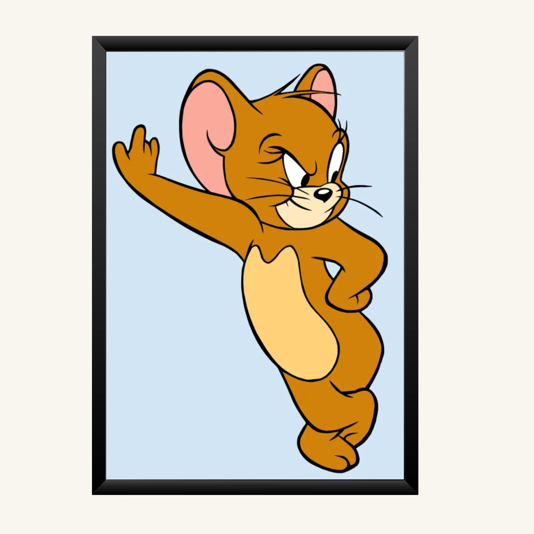 NOKKES Tom And Jerry Photo Frame Wall Poster 8X12 In Printed Poster Photo Paper 300Gsm Photo Frame For Wall Decoration _16