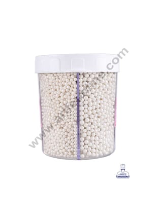 CAKE DECOR™ 5 in 1 Jar Sprinkle Balls Sugar Candy - White