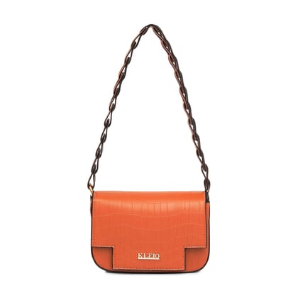 Mini Vegan Shoulder Bag (XS)-Tan