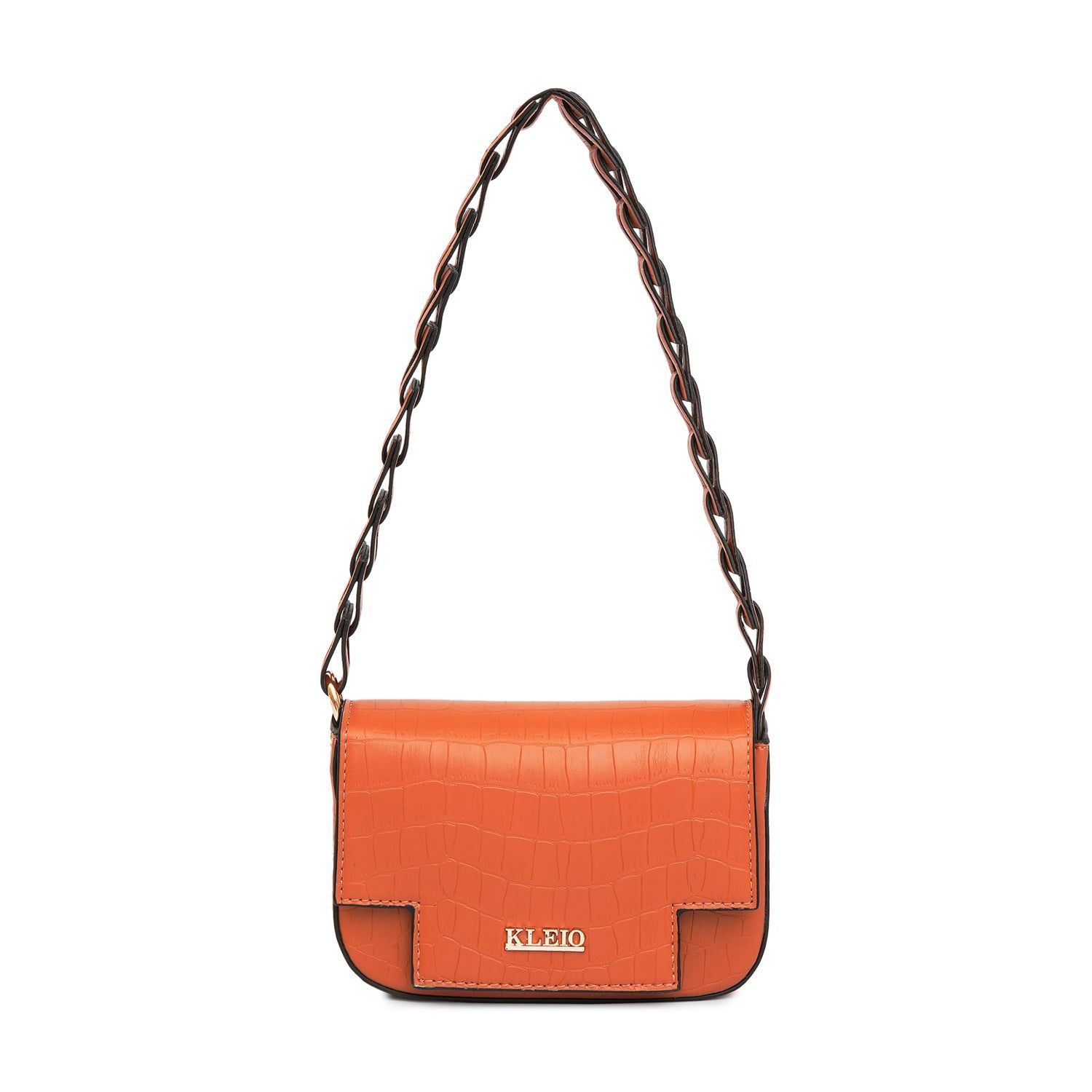 Mini Vegan Shoulder Bag (XS)-Tan
