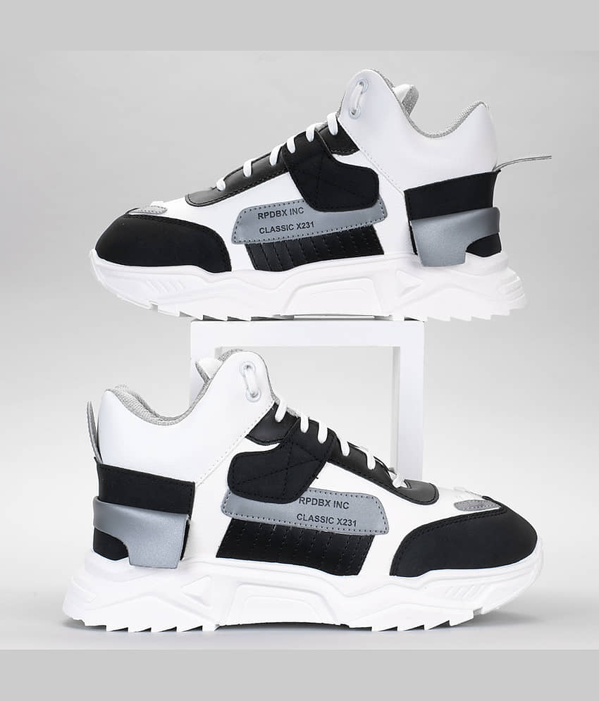 RapidBox White Men's Sneakers