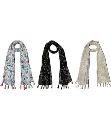 stolevilla Multi Printed Poly Cotton Yarn Stoles