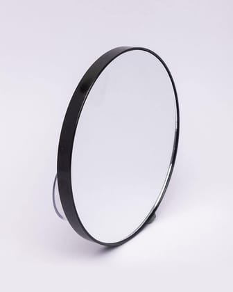 Hand Mirror, Silver, Plastic