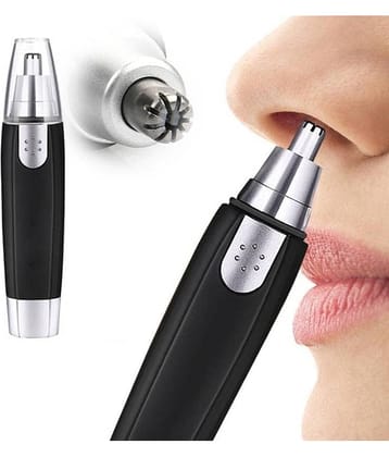 Bhavyta Nose Hair Trimmer Black Corded Nose Trimmer With 20 minutes Runtime