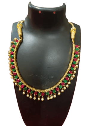 Elite Glittering Women Necklace Set