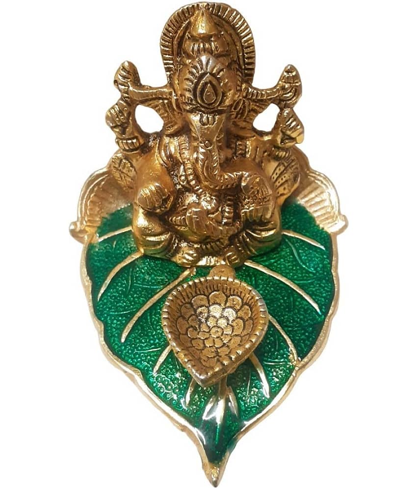 Spherulemuster - Aluminium Lord Ganesha 12 cm Idol