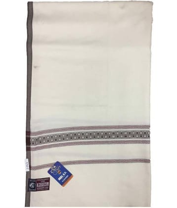 KASHMIRI GhostWhite Checkered Woolen Shawls