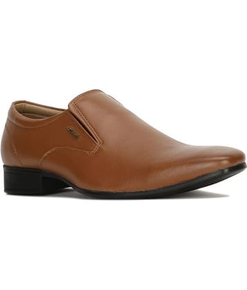Bata Tan Men's Slip On Formal Shoes