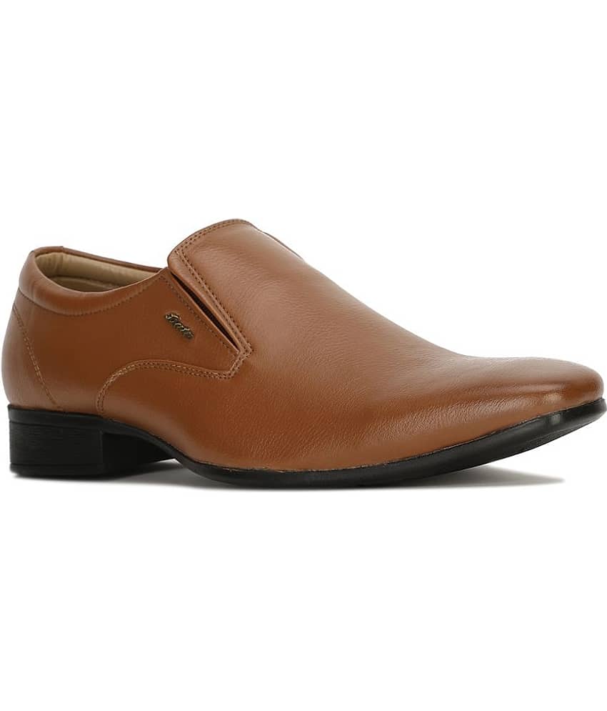 Bata Tan Men's Slip On Formal Shoes