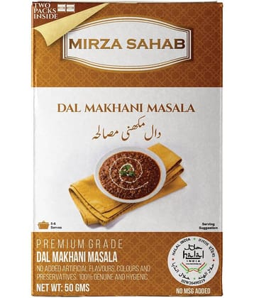 Mirza Sahab Dal Makhani Masala Instant Mix 50 gm Pack of 4