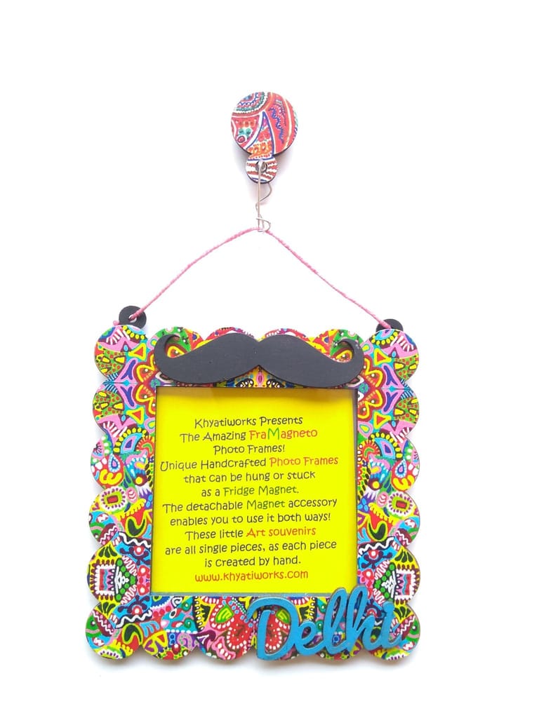 FRAMAGNETO Colorisma Art Frame WITH MOUSTACHE - delhi - Pooja Needs | Buy online on ZillyBuy