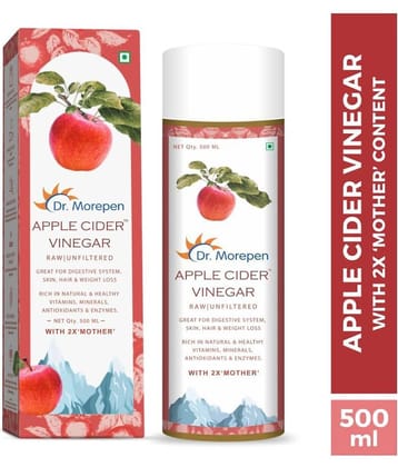 Dr. Morepen Apple Cider Vinegar with Vitamins & Minerals Helps in Weight Loss (500 ml)