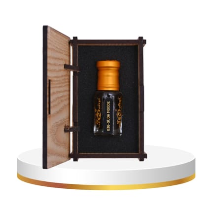 Alnaqi Fragrances Oud Mood Attar-6ml| Perfume Oil | Alcohol-Free Long-Lasting Roll-On, Deep Oud Amber Oriental Notes| Premium Concentrated Unisex Attar for Men & Women