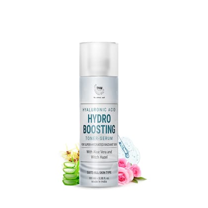 Hyaluronic Acid Hydro Boosting Toner-Serum for Hydrating & Glowing Skin.-100ml