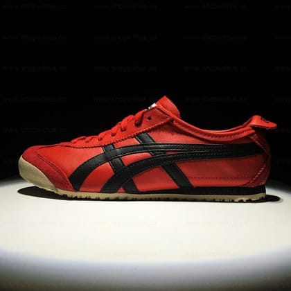 (Leather)Onitsuka Tiger Mexico 66 - Red/Black-Euro 41