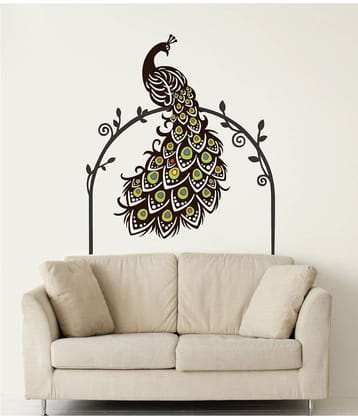 Sticker Studio Peacock Abstract Abstract PVC Sticker