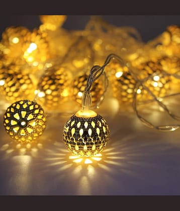 HOME DELIGHT Yellow 5M String Light ( Pack of 1 )