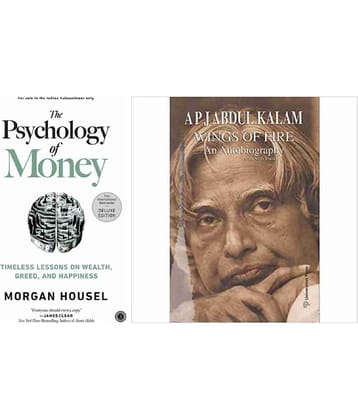 ( Combo Of 2 Pack) The Psychology of Money & Wings of Fire An Autobiography English Edition Book Paperback By ( Morgan Housel & A.P.J. Abdul Kalam )