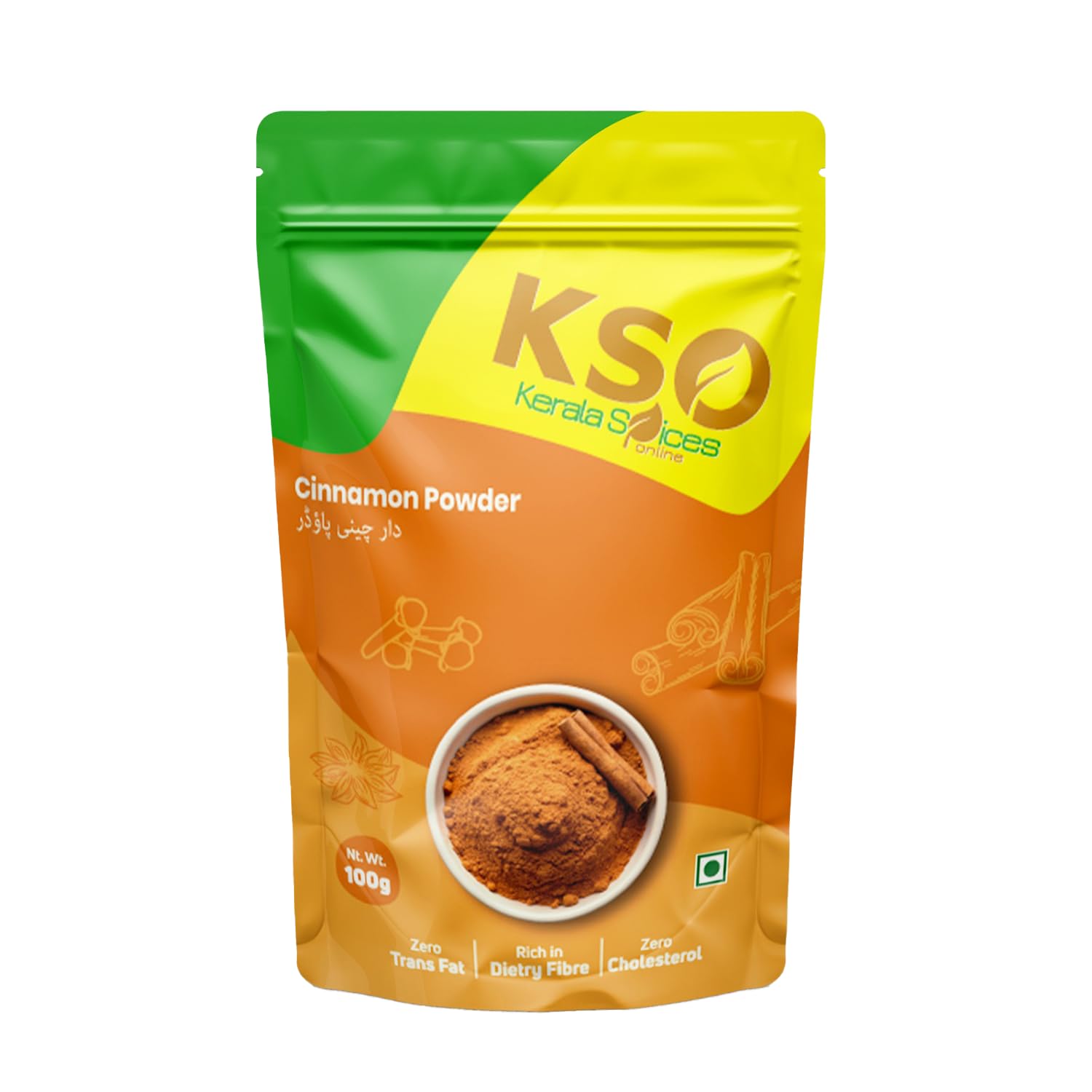 Kerala Spices 100% Pure Cinnamon Powder 100 gm Artificial Color and Preservatives Free Grounded Dalchini