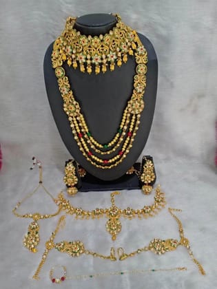 ZEVAR | Fashionable Heavy Bridal Jewellery Set