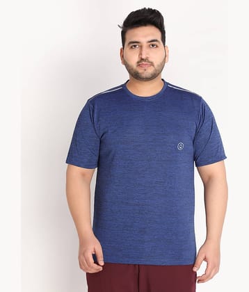 Chkokko - Blue Polyester Regular Fit Men's Sports T-Shirt ( Pack of 1 )