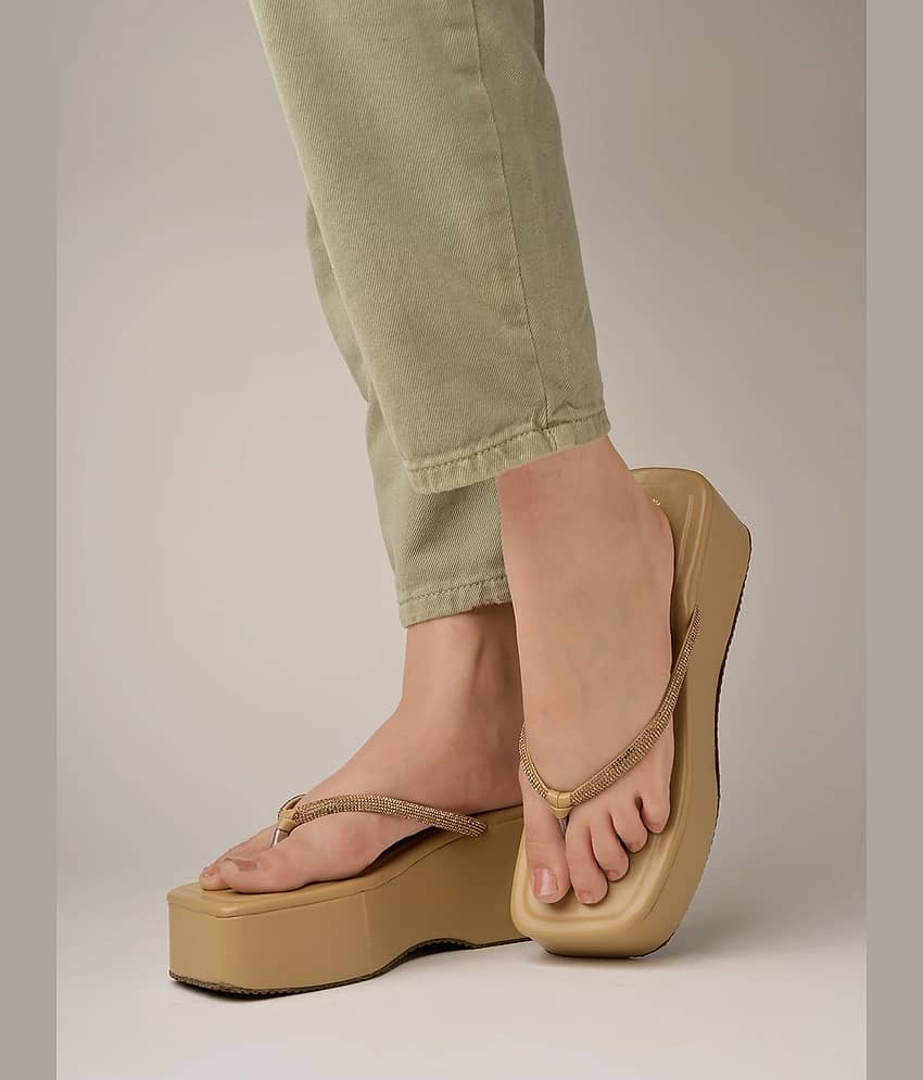 Shoetopia - Cream Women's Slip On Heels
