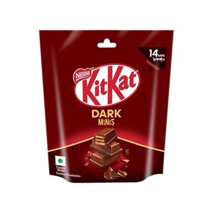 Nestle KitKat Dark Minis - Pack of 14 (103.6g)