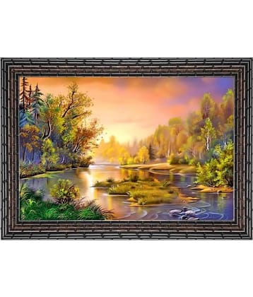 Indianara Landscape Painting With Frame