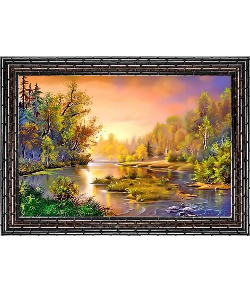 Indianara Landscape Painting With Frame