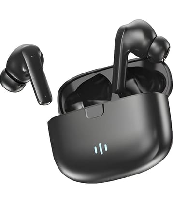 VERONIC Phantom Active Noise Cancelation Truly Wireless Earbuds TWS | ~32dB ANC & Transparency Mode | Upto 40Hrs Playtime | Bluetooth V5.4 | Quad Mics with AI-ENC | 40ms Low Latency Gaming | Breathing LED Lights