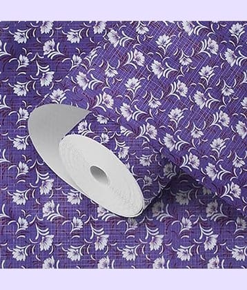 Kitchen Drawer/Cabinet Shelf Mat|Flower Design with PVC Material|Adjustable Size 5 MTR Roll