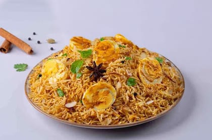 Hyderabadi Egg Biryani - Half Kg