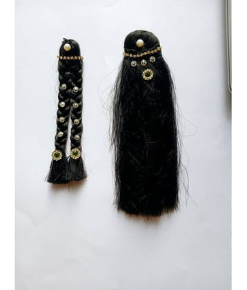 Cherry Tree Radha Ji Black Fiber Jewellery ( Pack of 1 )