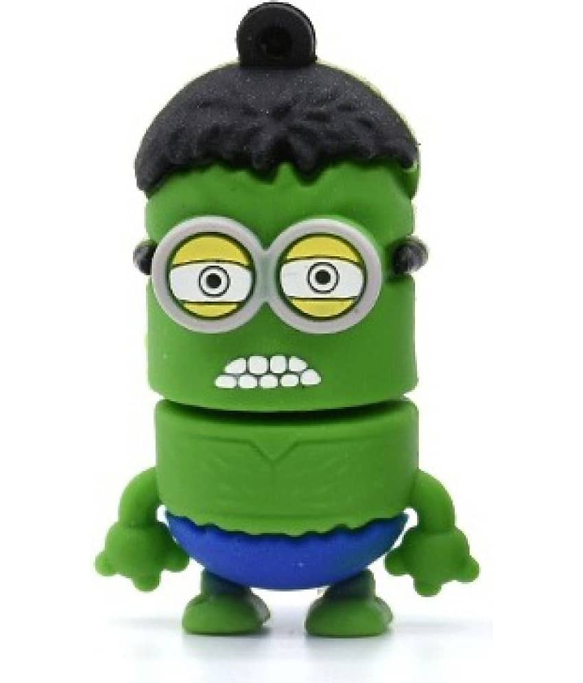 Pankreeti PKT643 Minion Hulk 32GB USB 2.0 Fancy Pendrive Pack of 1