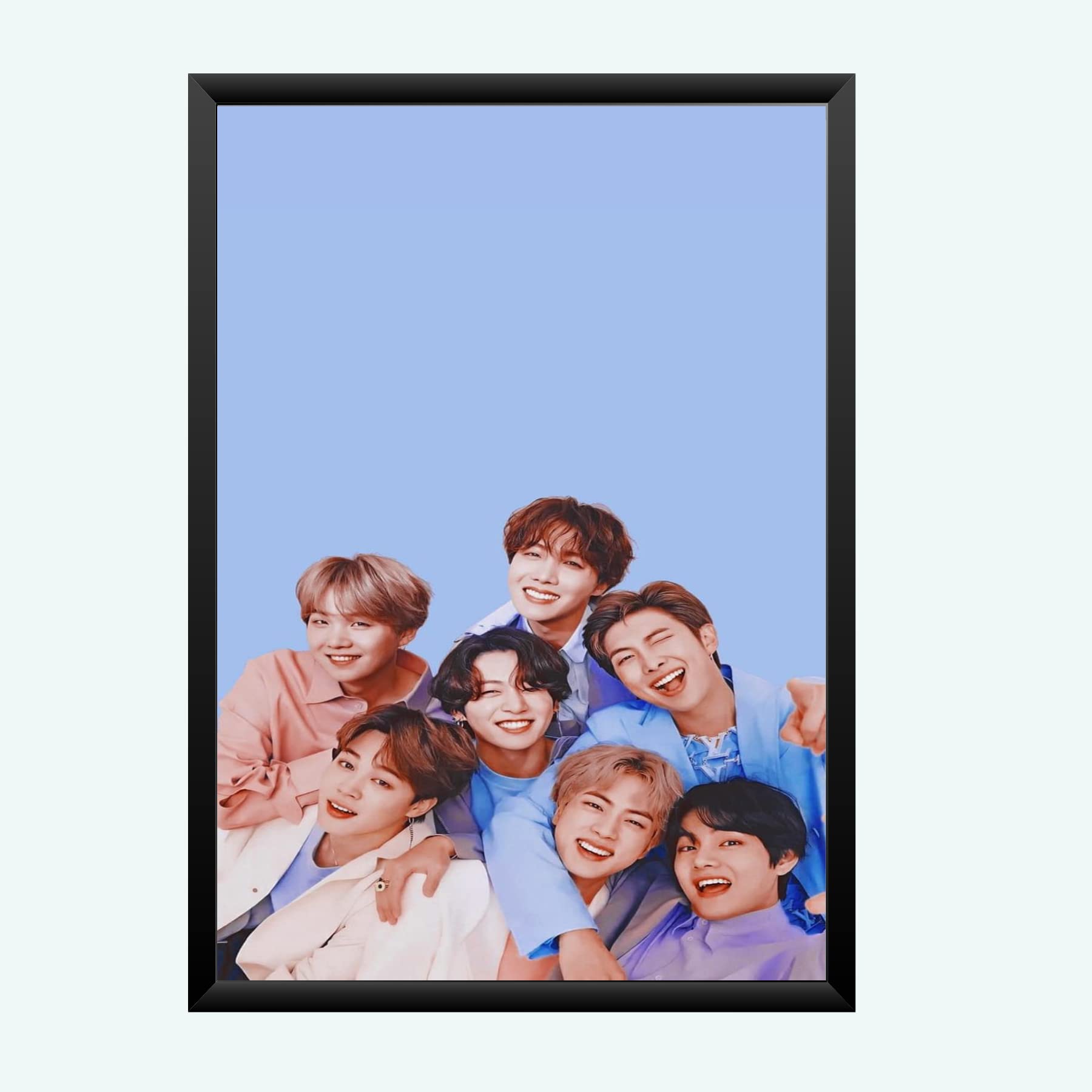 Nokkes Bts Army Bangtan Boy V suga J-Hope Jungkook Jin Jimin Rm 8X12 Inch Size Photo Frame Photo Home Office_bts1_44