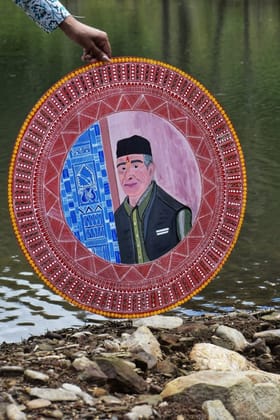 Handmade Aipan Wall Decor