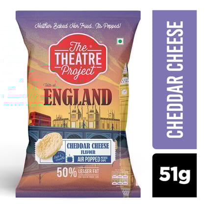 TTP Air Popped Chips - England Cheddar Cheese - 51 gms
