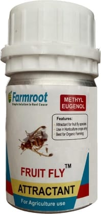 Farmroot Fruit Fly Trap Attractant (Methyl Eugenol) for Bactrocera Dorsalis  (5*50 ml )