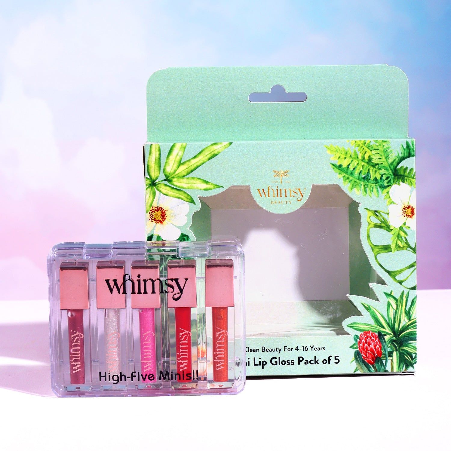 Whimsy High Five Minis Lip Gloss Set- Pack of 5
